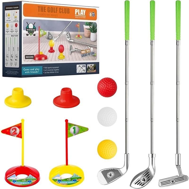 

Children s Golf Club Set Retractable Indoor Outdoor Sports Toys Interactive Competitive Golf Training Equipment Fun for Kids