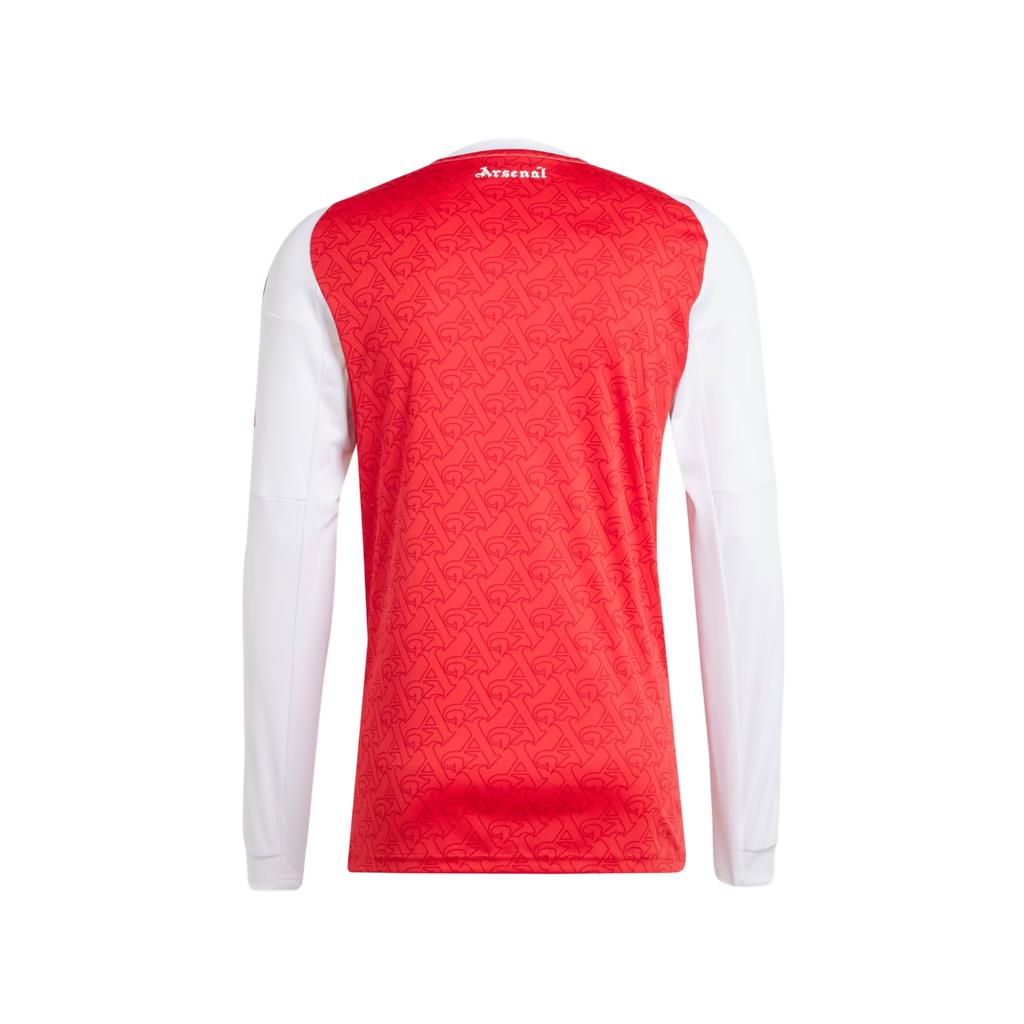 adidas Arsenal 25-26 Domowa Wersja Kibicowska Dopasowany Krój Okrągły Dekolt Modna Sportowa Koszulka Piłkarska z Długim Rękawem Unisex Top Czerwony JI9536