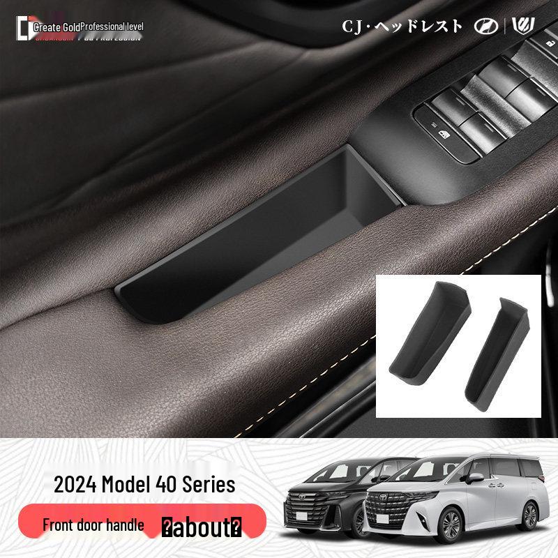 Toyota Alphard 24 Model Interior Silicone Cup Holder and Vellfire Door Slot Mat for 40 Series.
