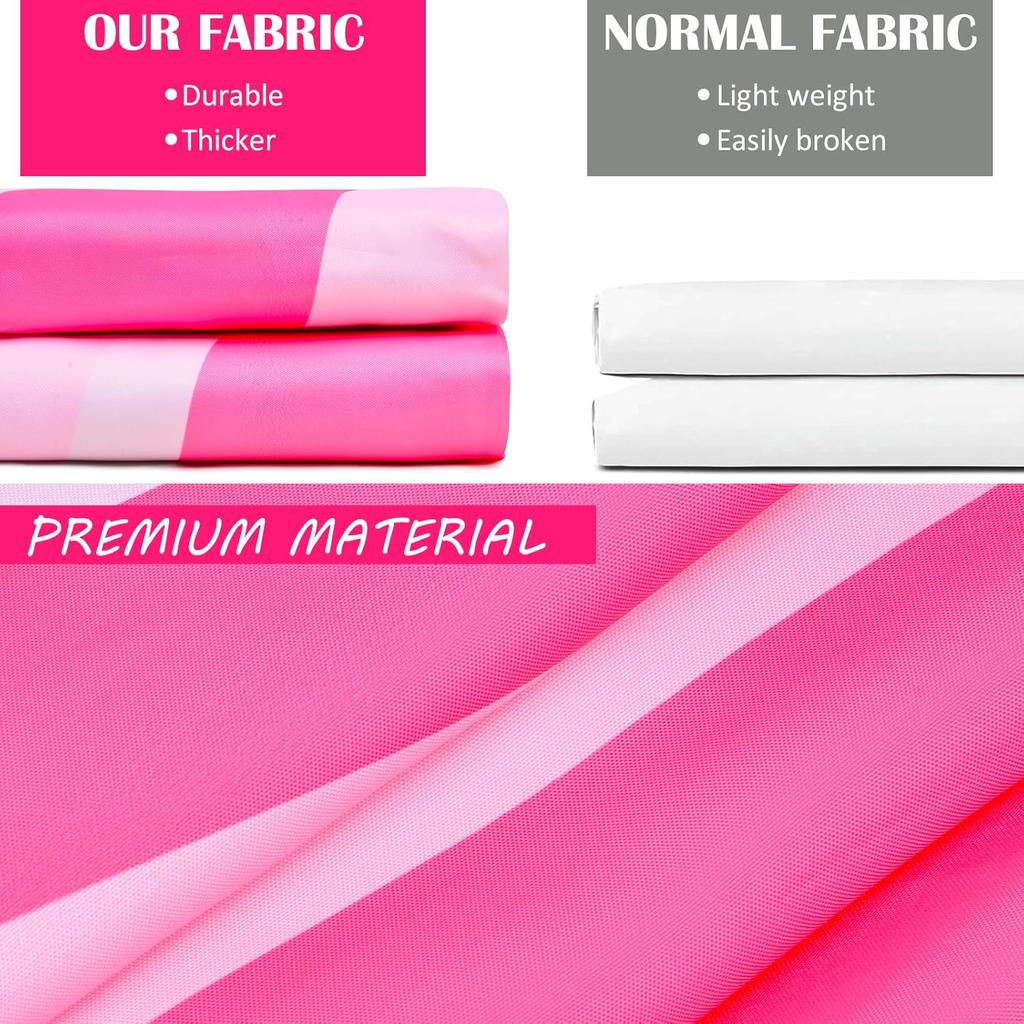 Pink Shower Curtain Cute Preppy 70s 80s Abstract Wave Swirl Shower Curtain with 12 Hooks Girly Bathroom Accessories