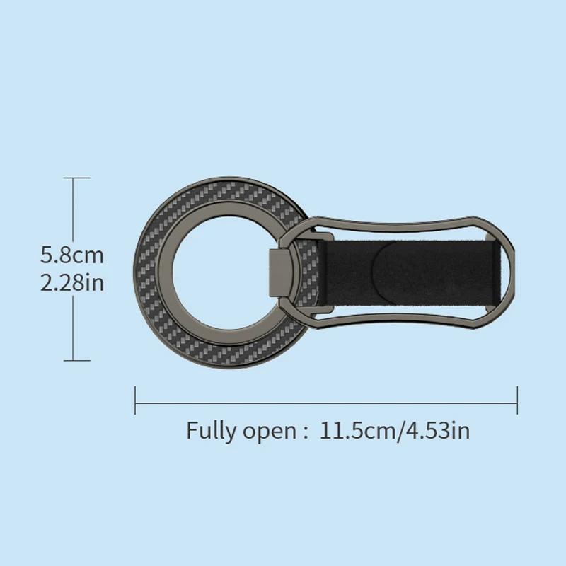 2025 New Strong Magnetic Phone Holder for Magsafe 360 Degree Rotation Double Magnet Finger Ring Stand for iPhone 14 15 16 Xiaomi