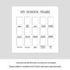 Personalized Children's Growth Photo Frame for Passport, Graduation, and ID Photos