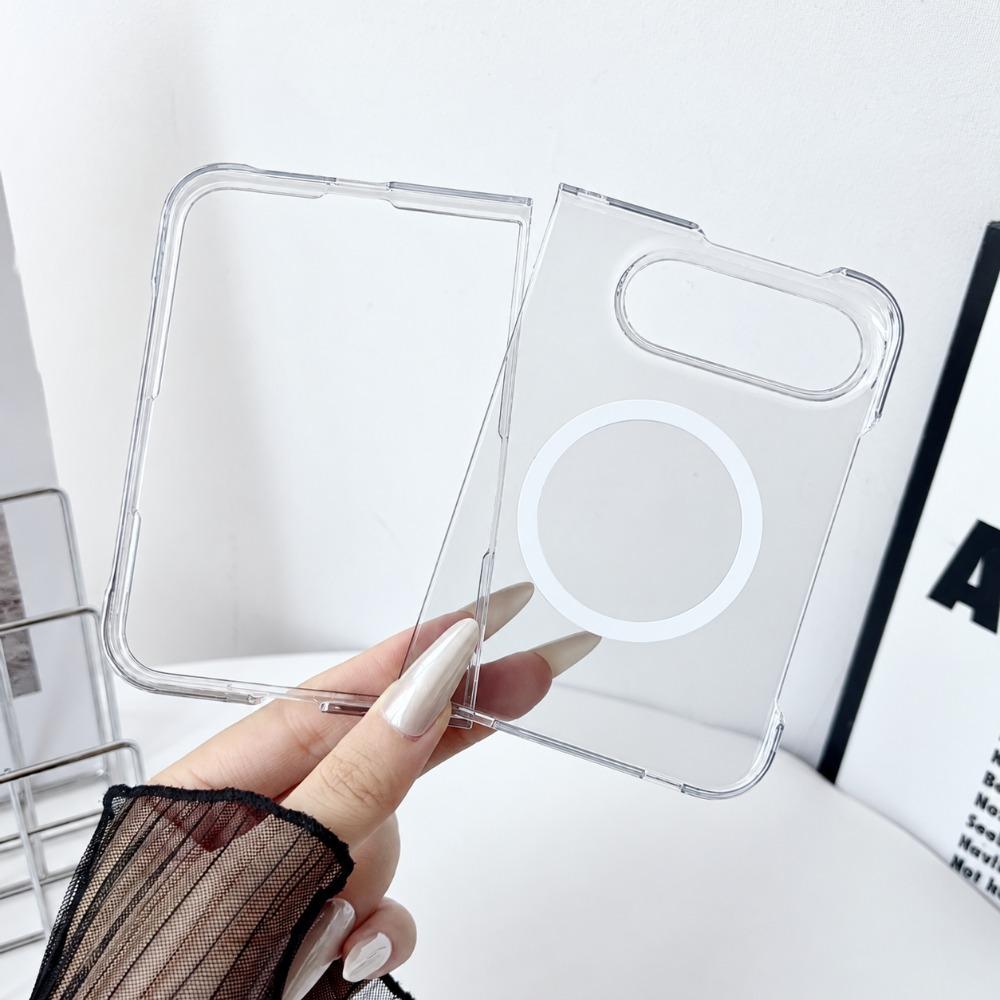 Minimalist Matte Foldable Phone Case Shockproof Slim Magnetic PC Cover Anti fingerprint Hard Flip Phone Protector for iPhone Duo