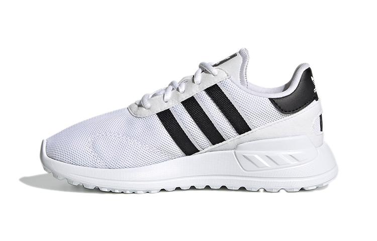 

Adidas Originals La Trainer Lite Fabric Breathable Low top Sports Casual Shoes White Black Children Aged 3 7 Years Old FW0583 28