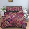 Vintage Bohemian Single King Queen Size Bedding Sets Boho Mandala Quilt Comforter Duvet Cover With Pillowcase Bedclothes