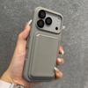 Flüssigsilikon Magnetisch Für Magsafe Geldbörse Steckplatz Halter Hülle Für iPhone 17 Air 16 15 14 13 12 11 Pro Max Weiche Stoßstange Abdeckung