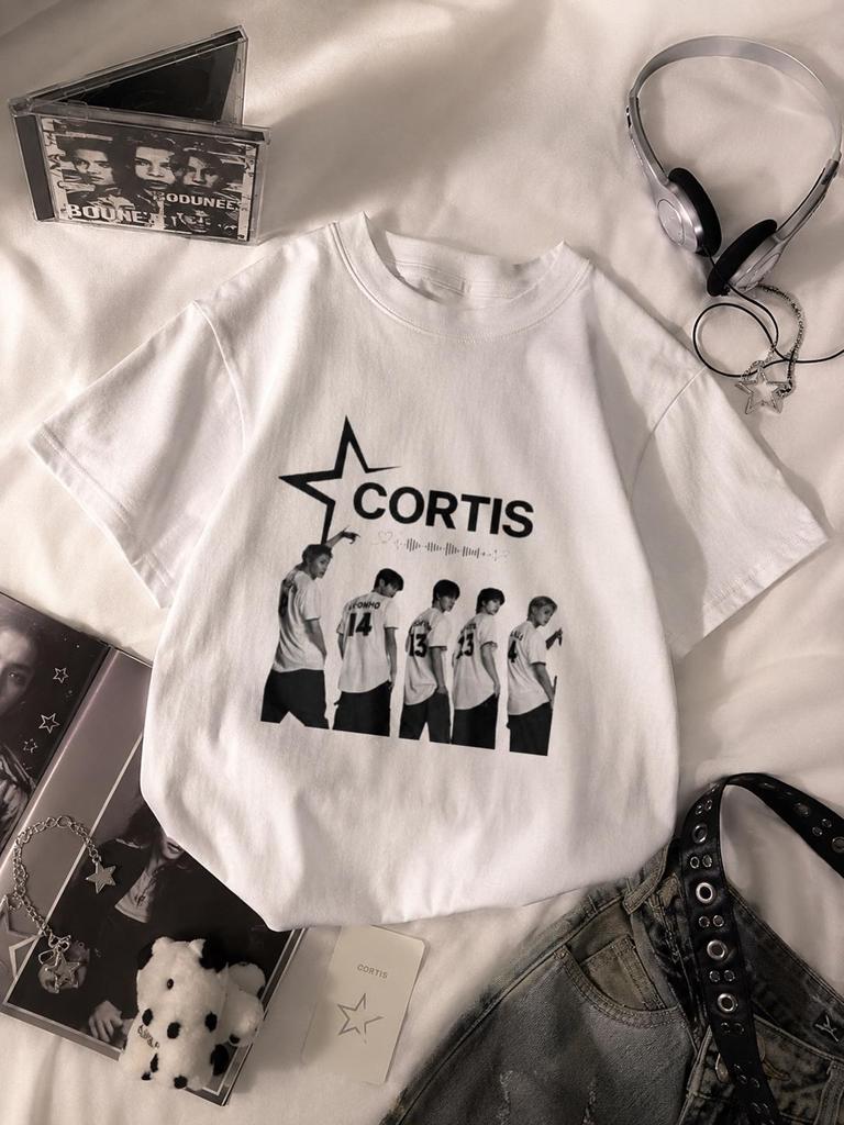 Kpop CORTIS Boy Group 2026 World Tour Concert Tshirt Retro Unisex Shirt 2026 Summer Unisex Unisex Cotton Y2K Tshirt Streetwear