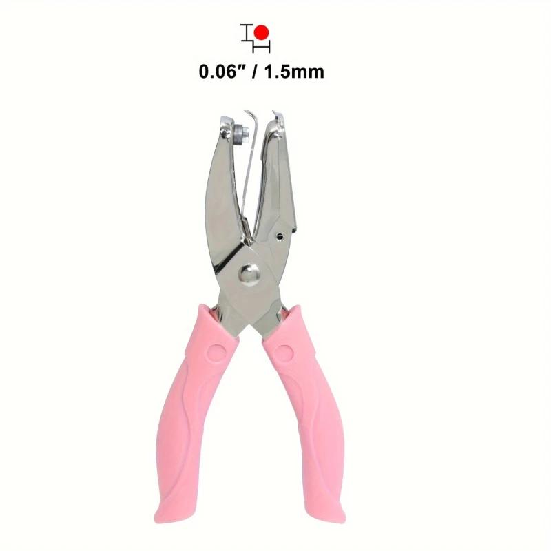 1pc Cute Metal Handheld Paper Punch Scrapbooking Clothes Single Hole Punches Star Heart Circle Hole Diy Craft Shape Cutter