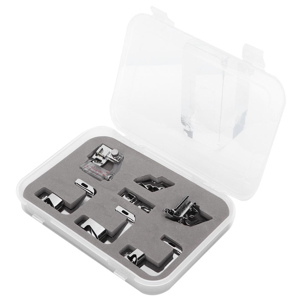 7-teiliges Nähfuß-Set Heim Multifunktions-Kräuselanzug für die meisten Haushaltsnähmaschinen