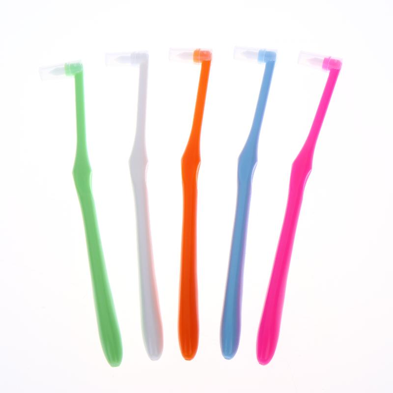 Interdental Brush Single-Beam Soft Teeth Cleaning Toothbrush Oral Care Tool Small Head Soft Hair Implant Adult