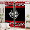 2D flat printing 2pcs Curtain Curtain Racing Checkered Flags Digital Printed Polyester Drapes Festive Curtains Perfect for