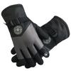 Men's and Women's Winter Ski Gloves: Full Finger, Plus Velvet, Thick, Warm, Non-Slip, Waterproof, Touch Screen, for Outdoor Mountaineering and Cycling