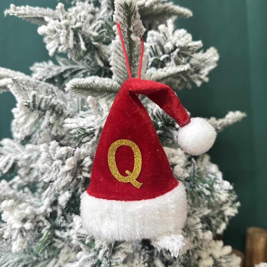 Christmas Decorations: Christmas Hats, Christmas Lollipop Caps, Christmas Hat Knife And Fork Covers, Wine Bottle Caps, Decorative Items