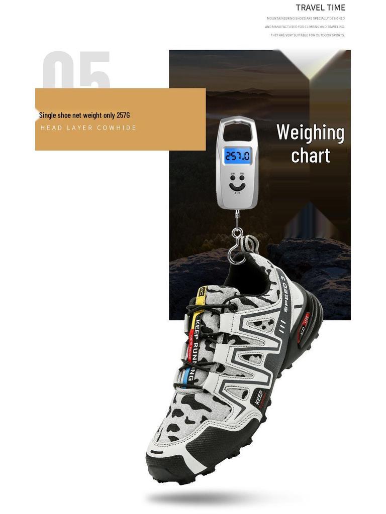 Zapatos de Senderismo para Hombre Primavera/Otoño 2025 - Escalada, Cross-country, Deportes, Casual