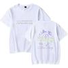 Katseye Merch Sliten T-shirt Unisex Mode Popmusik Kortärmad Skjorta Träningskläder Streetshirt Cool Sommar T-shirt Toppar