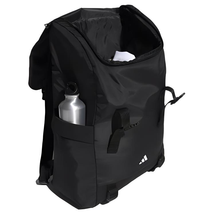 adidas Recycled Polyester Backpack Medium Unisex Black JX7413