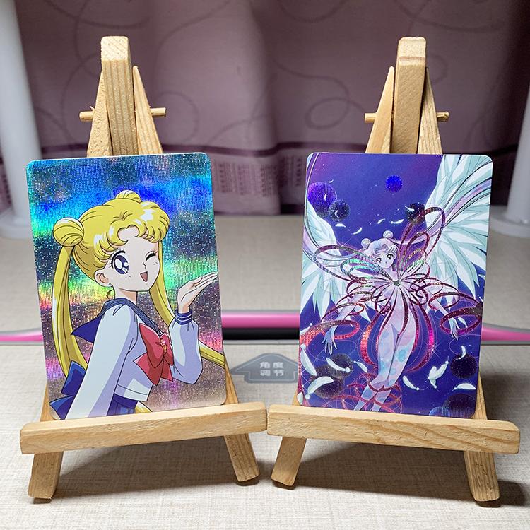 9ks/sada Sailor Moon Self Control Collect Signature Trading Flash Card Anime Cartoon dárek