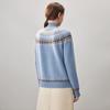 Kemeng Boca Women's Fair Isle Cashmere Sweater