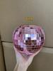 Cross-Border Disco Ball Planter: Mirror Disco Ball-Shaped Hanging Flower Pot for Christmas Gardening.