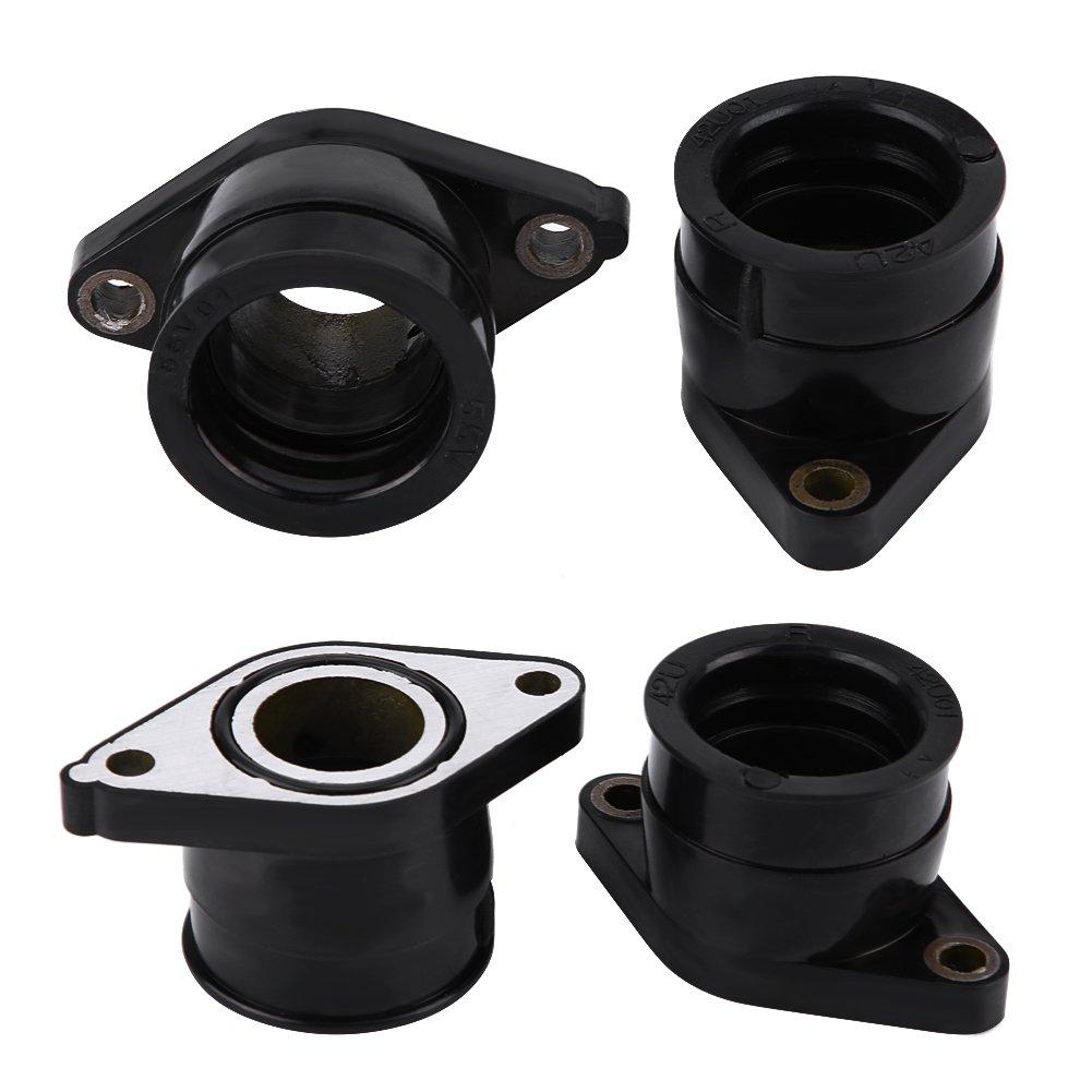 Aramox Motorcycle Carburetor, 2PSC Carburetor Cab Intake Manifold Boot/Joint (Yamaha) TT350 86-87 XT350 85-00 42U-13596-01-00
