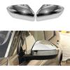 Compatible for Land Rover LR2 LR4 Range Rover Chrome Replacement Mirror Covers Car Side Door Rear View Mirror Cover Cap Shell