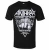 T-shirt à manches courtes imprimé en 3D sur le thème d'Anthrax pour homme, coupe ample et respirante