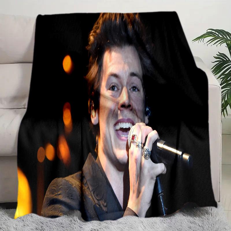 Coperta Harry Styles Perfetta per Tutte le Stagioni Morbida Confortevole Divano Ufficio Pisolino Viaggio Regalo di Compleanno Regalo di Natale