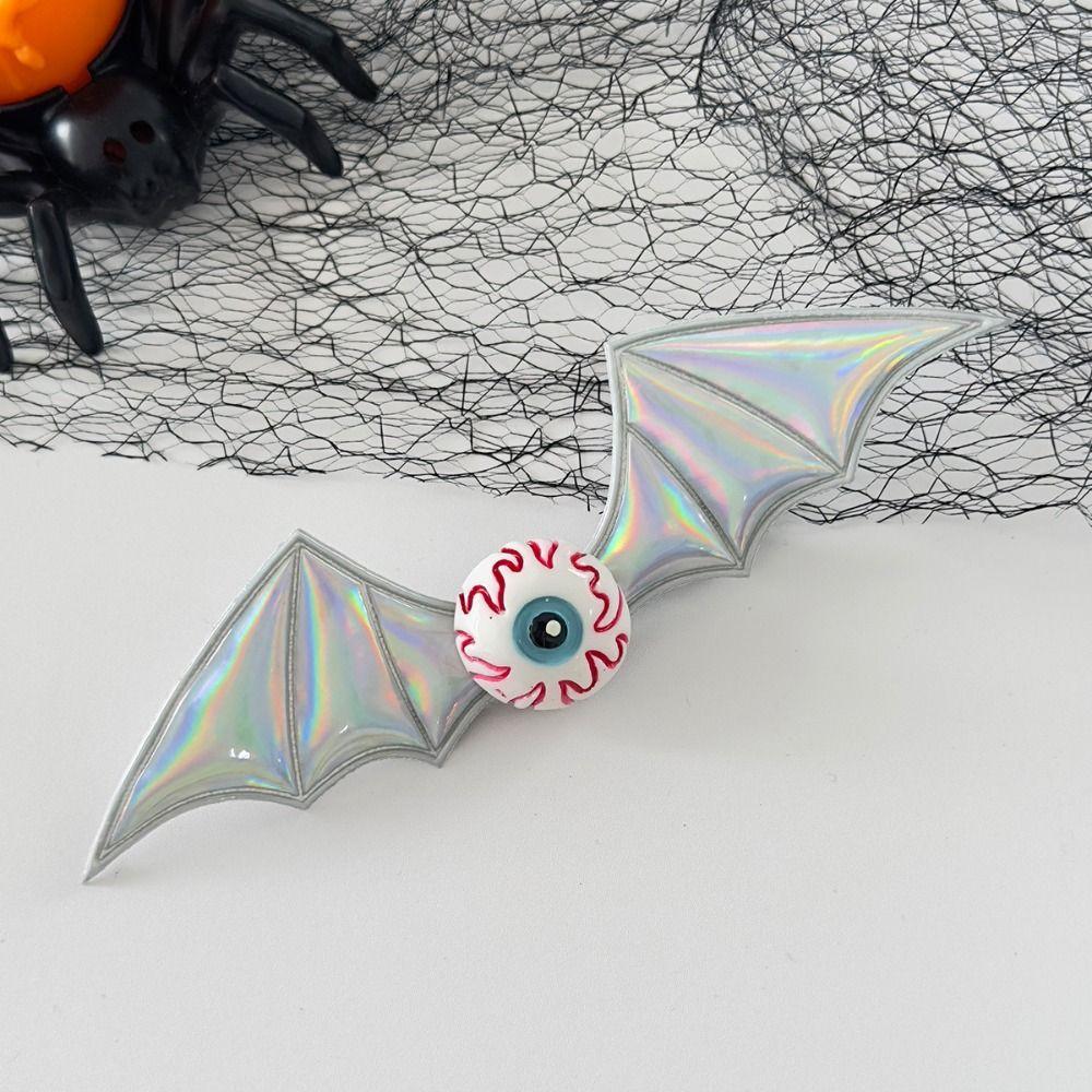 4PCS Resin Bat Wings Hair Clip Y2k Bat Duckbill Side Clip Gothic Halloween Hairpin  Girls