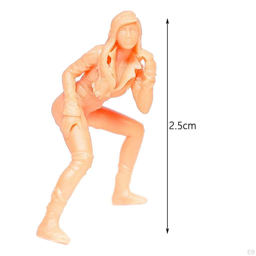 1/64 Figures Train Model People Tiny for Miniature Scene Fairy Garden Sand Table