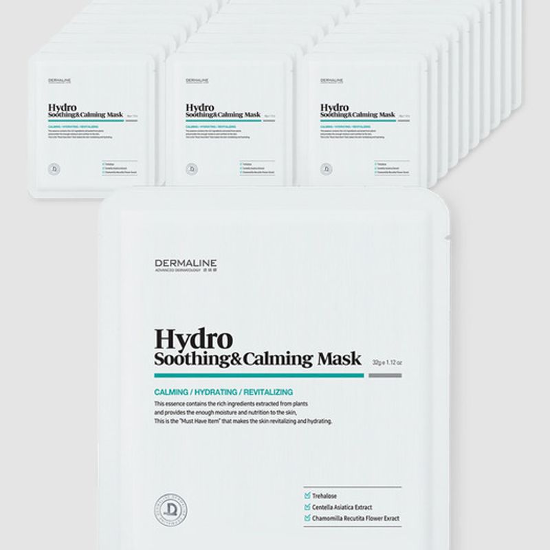DERMALINE Hydro Soothing & Calming Mask Pack Set (30 Sheets) Hydro Soothing & Calming Mask Pack Set (30 Sheets)