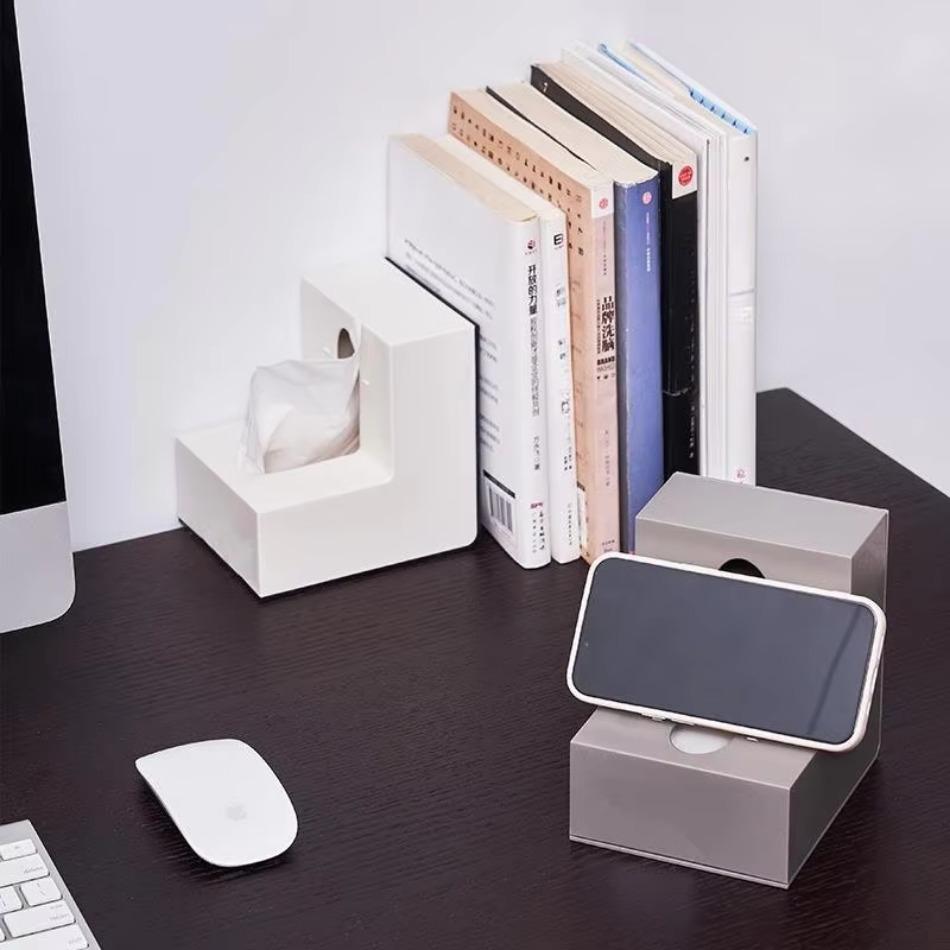 1 Pcs Tissue Box Living Room Creative Home Paper Box Simple Bedroom Living Room Tea Table Desktop Decoration Tissue Storage