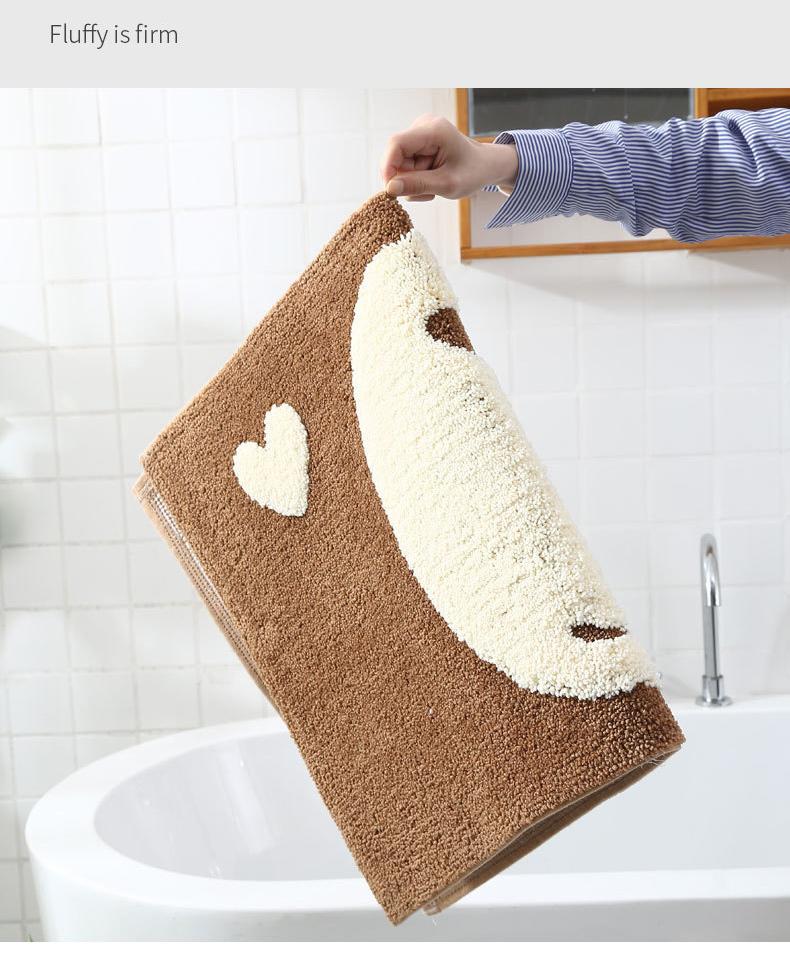 Alfombra de Baño Microfibra Fondo de Látex Alfombra Antideslizante Alfombras de Baño Alfombras para Puerta de Entrada Alfombras de Piso para Cocina Dormitorio Alfombra de Baño