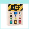 Educational Wooden Led Circuit Board For Kids Age 3 With Fine Motor Skills Enhancement