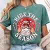 Rizz the Season Shirt, Merry Rizzmas Shirt, Rizz Christmas Shirt, Rizzler Santa Claus Shirt, Rizz Em Shirt, Rizzler T-shirt, Funny Santa Tee