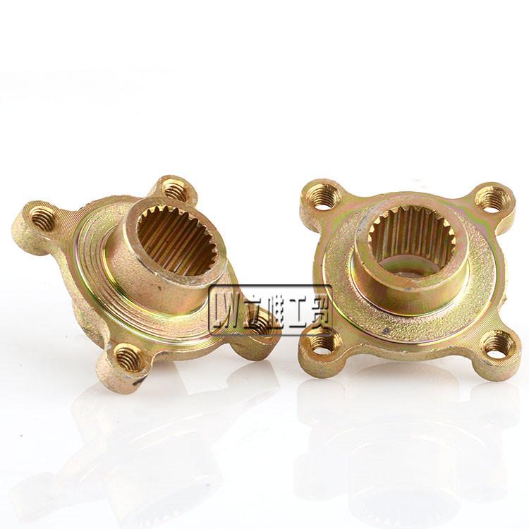 ATV Four-Wheel Beach Buggy Rear Axle Kit: Little Bull & Dinosaur, Sprocket, Chainring, Brake Disc Bracket Sprocket and Brake Disc Mounting Bracket