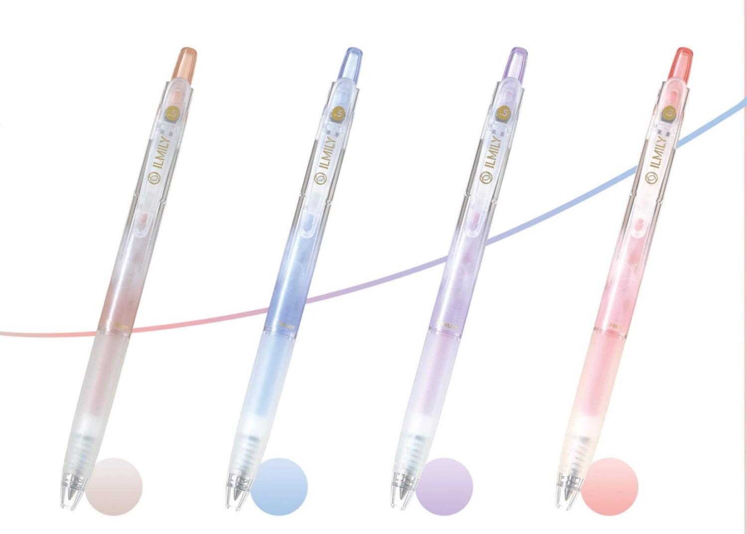 

Pale Tone Gel Ink Ballpoint Pen Set Heart 4-Color (Warm Set)