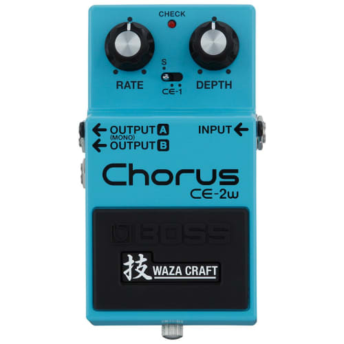 BOSS Chorus CE-2w + KORG Pitchclip 2 PC-2 + Mark's Original Cloth Set