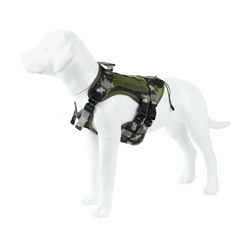 Water-Repellent Tactical Dog Harness & Leash for Medium/Large Dogs