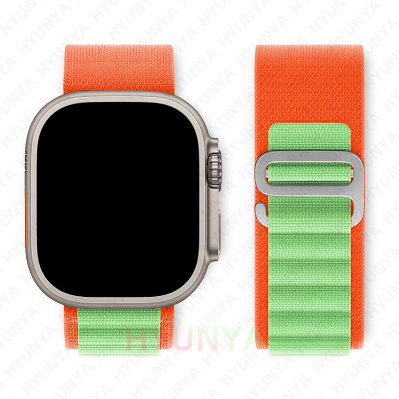 Alpine Λουράκι για Apple Watch Band Σειρά 10 9 8 7 SE Ultra 2 41mm 42mm 45mm 46mm 49mm 40mm 44mm IWatch Correa Λουράκι Ρολόι Βραχιόλι