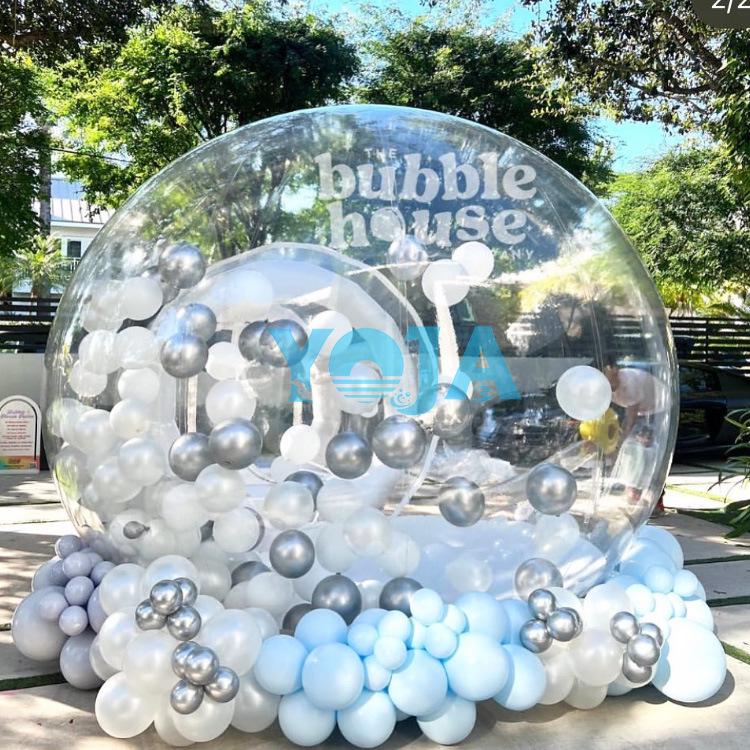 Transparent Inflatable Outdoor Bubble House: Dreamy Starry Sky Tent for Scenic Photo Spots