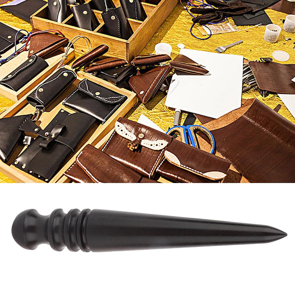 DIY Wooden Leather Burnisher Leather Craft Polishing Rod Handworking Tool Set (1pc)