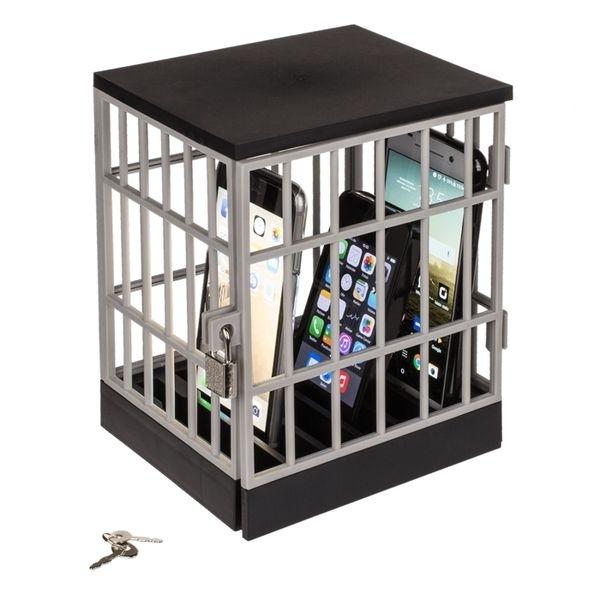 Mobile Phone Prison with Padlock Gift Box Smartphone