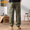 Jeep Men's Autumn/Winter Casual Straight Leg Cotton Cargo Pants