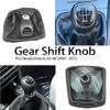 Chrome Gear Shift Knob with Leather Boot for Skoda Octavia A5/A6 (2004-2012)
