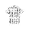 Balenciaga Hand Drawn Bb Icon Oversize Viscose Shirt 725382TNL889040