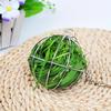 Fashion Rabbit Grass Feeder Ball - Stainless Steel Holder for Small Pets Easy Feeding Tool Healthy Digestion