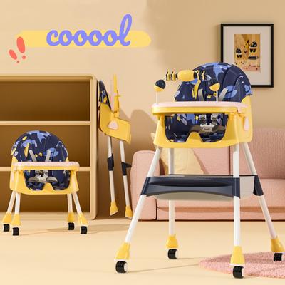 Sedia da pranzo per bambini Sedia da pranzo pieghevole multifunzionale per bambini Tavolo da pranzo portatile per bambini