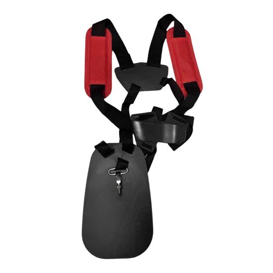 Universal Trimmer Harness Adjustable Strimmer Harness Padded Double Shoulder Straps with Belt for Brush Cutters Garden Grass Trimmer