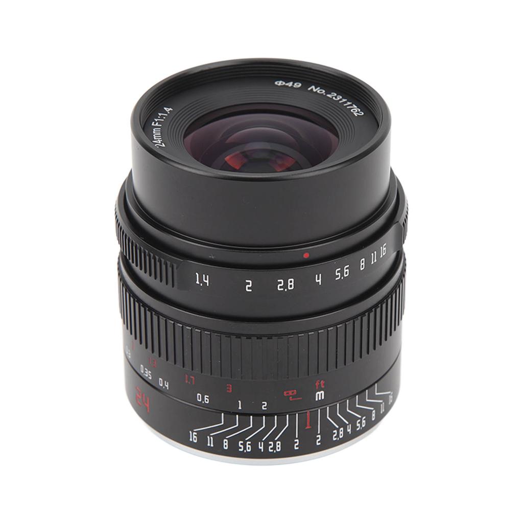24mm F1.4 APS C Large Aperture Wide Angle Lens Manual Focus ED Lens for Fujifilm FX Mount Camera XT5 XS20 XS10 XT4 XE7