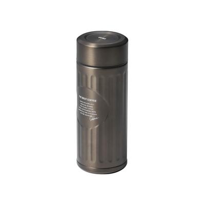 CB JAPAN QAHWA Café Graphite Bouteille Antibactérienne Directe sous Vide, Gris, 420ml, Pour Boire, Paroi Double Scellée,